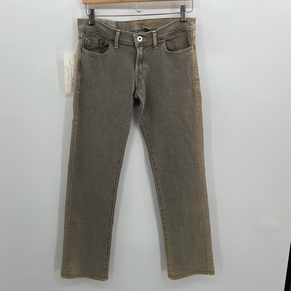 Loomstate 27 Khaki Grey Genesis Washed Denim Jeans - Picture 1 of 11